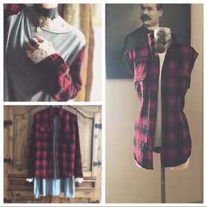 OOAK Artisan Reworked Plaid Dress | Hippy Meets Country | XL HP🌵